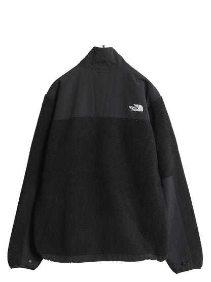 ノースフェイス デナリ ジャケット メンズ M / アウトドア フリース ナイロン ブルゾン ハイネック フルジップ アウター ブラック シンプル