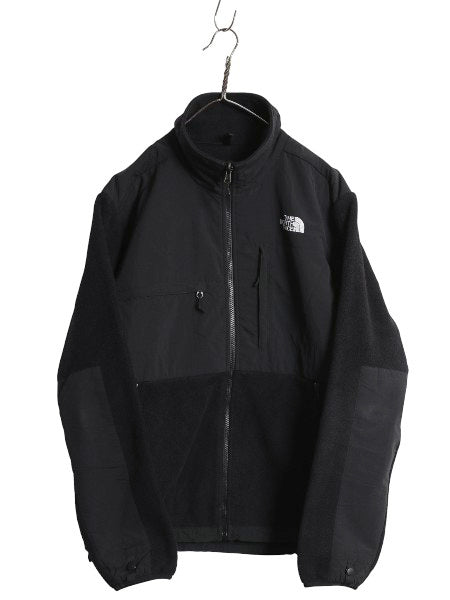 ノースフェイス デナリ ジャケット メンズ M / アウトドア フリース ナイロン ブルゾン ハイネック フルジップ アウター ブラック シンプル