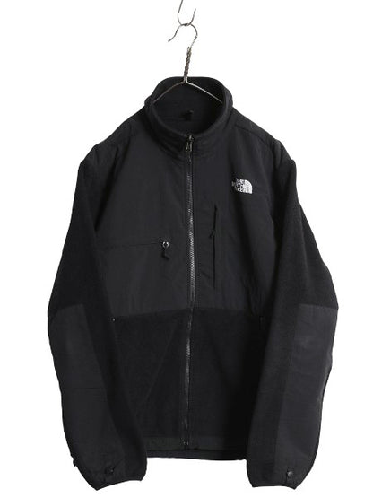 ノースフェイス デナリ ジャケット メンズ M / アウトドア フリース ナイロン ブルゾン ハイネック フルジップ アウター ブラック シンプル