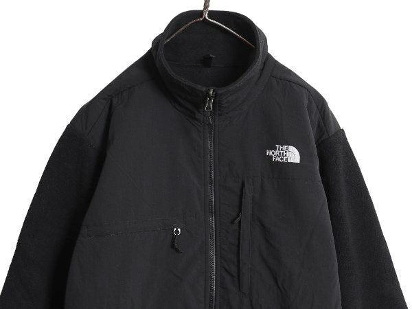 ノースフェイス デナリ ジャケット メンズ M / アウトドア フリース ナイロン ブルゾン ハイネック フルジップ アウター ブラック シンプル