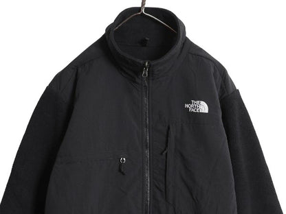 ノースフェイス デナリ ジャケット メンズ M / アウトドア フリース ナイロン ブルゾン ハイネック フルジップ アウター ブラック シンプル