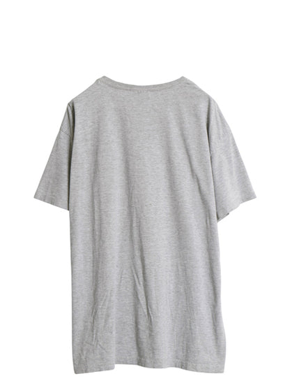 90s ポロベア ポロスポーツ ラルフローレン プリント 半袖 Tシャツ メンズ L オールド キャラクター コットン カットソー クルーネック 灰