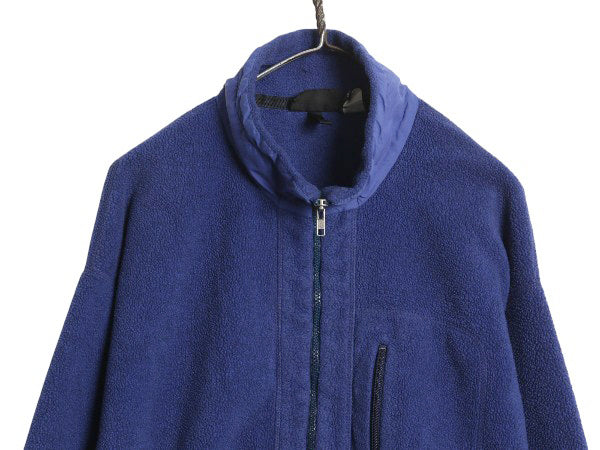 90s USA製 パタゴニア シンチラ ジャケット メンズ XL / 名作 97年代 オールド フリース フルジップ ブルゾン ジャンパー 大きいサイズ 青