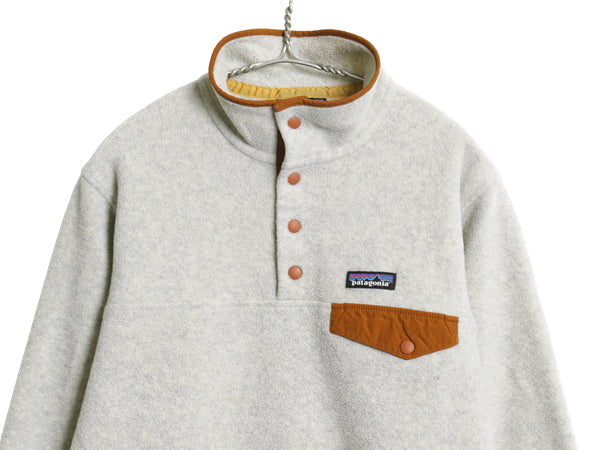 パタゴニア ライトウェイト シンチラ スナップT レディース M / 20年製 フリース プルオーバー ジャケット ブルゾン アウトドア ジャンパー