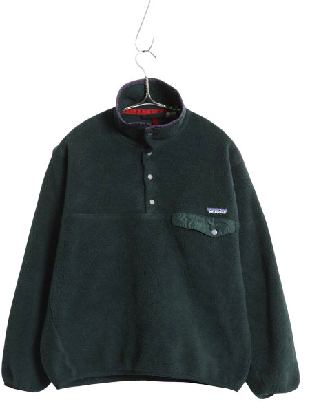 90s パタゴニア スナップT メンズ S 古着 94年製 オールド アウトドア フリース ジャケット プルオーバー ブルゾン ジャンパー ハイネック