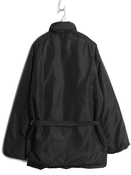 60s USA製 ★ ALP SPORT ダウン スキー ジャケット メンズ M / ヴィンテージ ALPINE DESIGNS アウトドア ハーフ コート ベルト付き 黒 無地