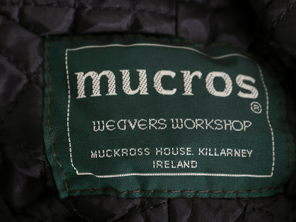 デッドストック アイルランド製 マクロス ツイード ウール ハンチング キャップ メンズ レディース XL / 帽子 シンプル 無地 大きいサイズ 