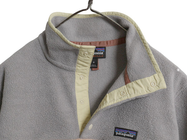 パタゴニア ライトウェイト シンチラ スナップT レディース M / 19年製 フリース プルオーバー ジャケット アウトドア ジャンパー ブルゾン