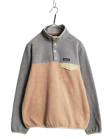 パタゴニア ライトウェイト シンチラ スナップT レディース M / 19年製 フリース プルオーバー ジャケット アウトドア ジャンパー ブルゾン