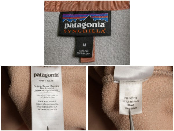 パタゴニア ライトウェイト シンチラ スナップT レディース M / 19年製 フリース プルオーバー ジャケット アウトドア ジャンパー ブルゾン