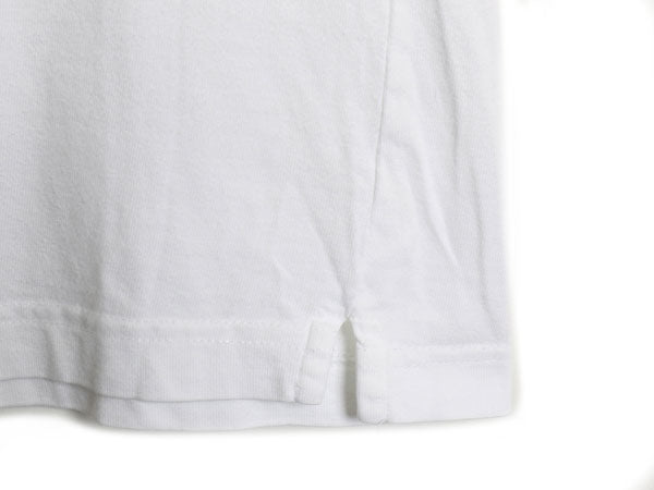 90s オールド ギャップ モックネック 半袖 Tシャツ メンズ M / 紺タグ 無地 ヘビーウェイト ハイネック ブランク トップス カットソー 白