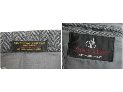 80s USA製 ハリスツイード テーラード ジャケット メンズ XL 程 ヴィンテージ ブレザー ツイード ウール ヘリンボーン ストライプ トラッド