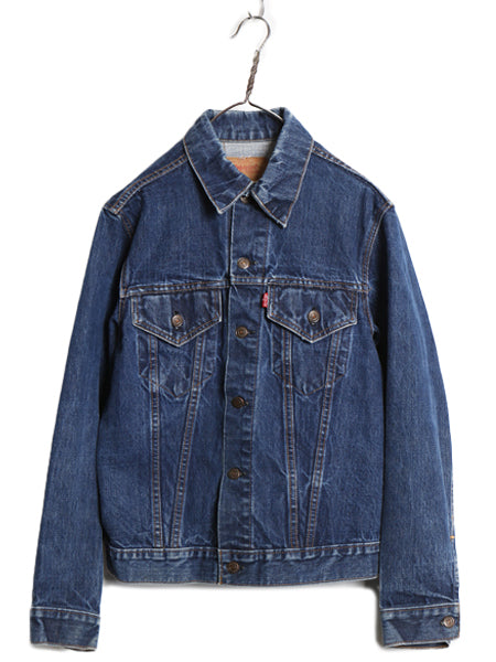 70s USA製 ★ リーバイス 70505 デニム ジャケット 40 メンズ M 程/ 古着 ヴィンテージ トラッカー ジージャン ブルゾン 4th ケアタグ 濃紺