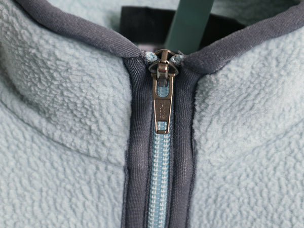 パタゴニア マースピアル シンチラ フリース ジャケット キッズ L レディース S 程 古着 06年製 プルオーバー ハーフジップ カレッジ 刺繍