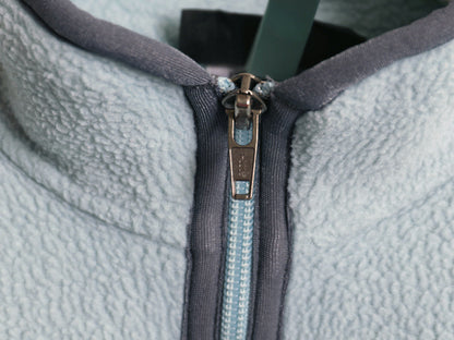 パタゴニア マースピアル シンチラ フリース ジャケット キッズ L レディース S 程 古着 06年製 プルオーバー ハーフジップ カレッジ 刺繍