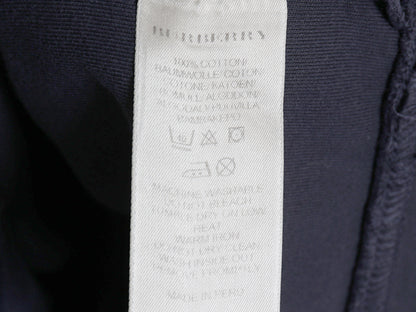 バーバリー ブリット ハーフジップ スウェット メンズ L / 古着 ハイネック プルオーバー 裏起毛なし ストレッチ カットソー ワンポイント 