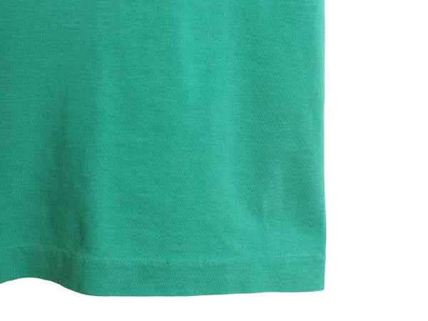 80s オールド ギャップ ポケット付き 無地 半袖 Tシャツ メンズ S 程 / ヴィンテージ シングルステッチ ポケT 耳付き ブランク ターコイズ