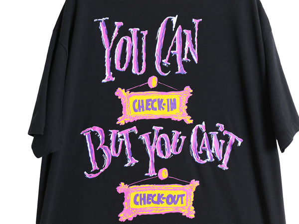 90s USA製 ★ トワイライトゾーン タワーオブテラー プリント Tシャツ メンズ L / オールド オフィシャル ドラマ ムービー ディズニー 黒