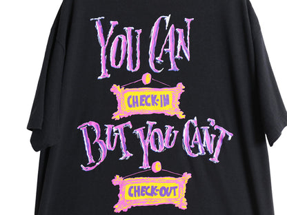 90s USA製 ★ トワイライトゾーン タワーオブテラー プリント Tシャツ メンズ L / オールド オフィシャル ドラマ ムービー ディズニー 黒