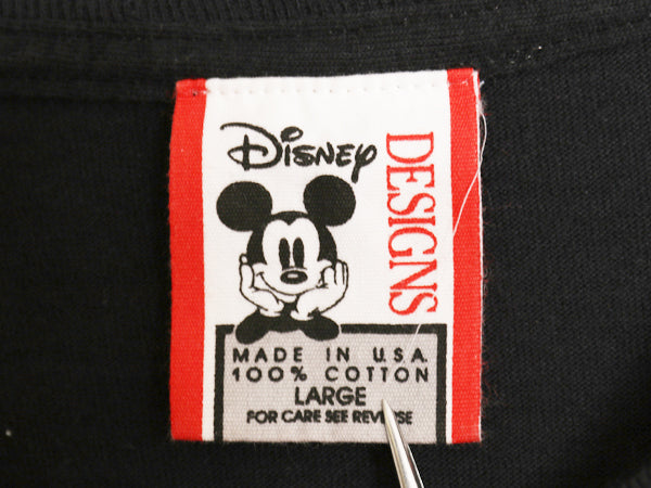 90s USA製 ★ トワイライトゾーン タワーオブテラー プリント Tシャツ メンズ L / オールド オフィシャル ドラマ ムービー ディズニー 黒