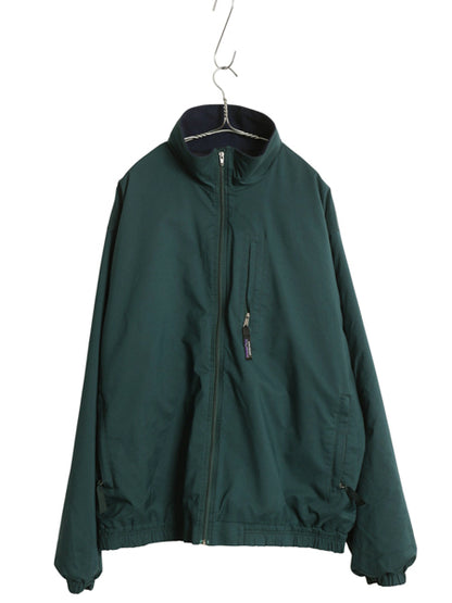 90s ★ パタゴニア ニューマティック ジャケット メンズ XXL オールド 97年製 アウトドア フルジップ ナイロン ジャンパー 大きいサイズ 緑