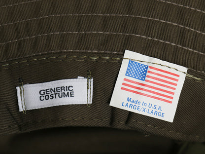デッドストック 90s USA製 GENERIC COSTUME メッシュ 切替 バケット ハット メンズ レディース L XL 帽子 オールド 無地 シンプル 未使用品