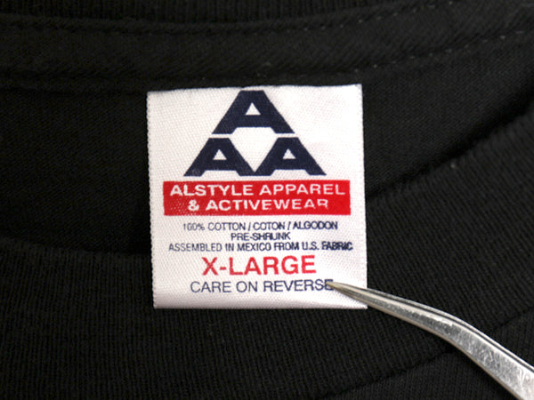 90s ★ WWF オフィシャル ザロック プリント Tシャツ メンズ XL / オールド プロレス 当時物 ドウェインジョンソン ロック様 イラスト 黒