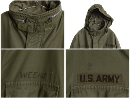 60s ★ 米軍実物 US ARMY M-65 1st フィールド ジャケット MEDIUM 程/ 古着 ヴィンテージ ミリタリー アーミー エポレット無し アルミ 軍物