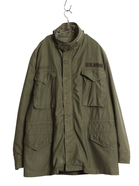 60s ★ 米軍実物 US ARMY M-65 1st フィールド ジャケット MEDIUM 程/ 古着 ヴィンテージ ミリタリー アーミー エポレット無し アルミ 軍物
