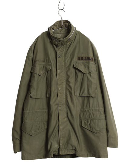 60s ★ 米軍実物 US ARMY M-65 1st フィールド ジャケット MEDIUM 程/ 古着 ヴィンテージ ミリタリー アーミー エポレット無し アルミ 軍物