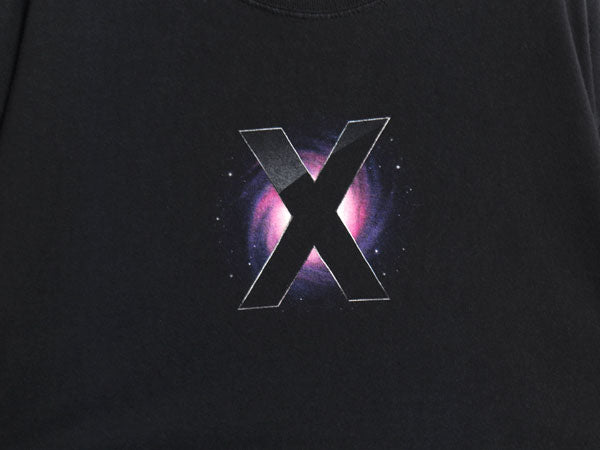 00s ★ アップル MAC ロゴ プリント Tシャツ メンズ L 古着 オールド 企業物 当時物 コンピューター テック グラフィック 両面 イラスト 黒