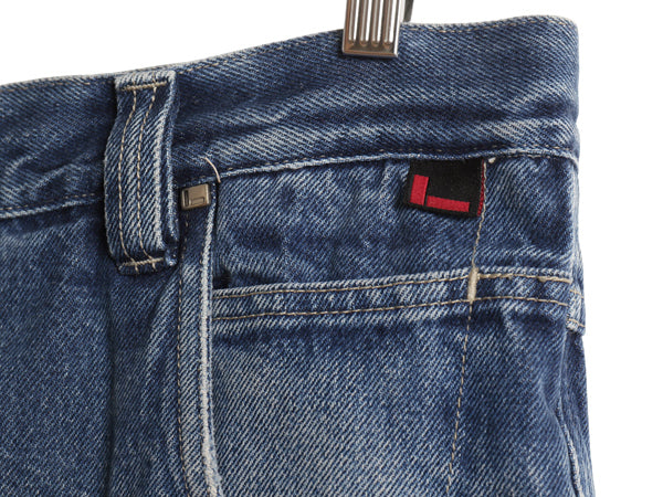 90s 00s ☆ FUBU デニム カーゴ ショーツ メンズ 36 / 古着 オールド Y2K ストリート バギー ルーズ ヒップホップ ジーパン ショートパンツ