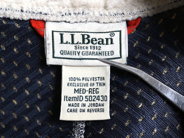 エルエルビーン パイル フリース ベスト レディース M / 古着 ボア 毛足 前開き 重ね着 アウトドア フルジップ ハイネック ナチュラル 防寒