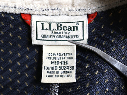 エルエルビーン パイル フリース ベスト レディース M / 古着 ボア 毛足 前開き 重ね着 アウトドア フルジップ ハイネック ナチュラル 防寒