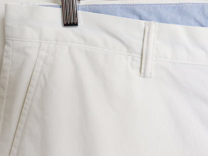 ポロ ラルフローレン チノ パンツ メンズ 34 30 / STRETCH SLIM FIT スラックス ノータック ストレート チノパン アーミー タイプ ホワイト