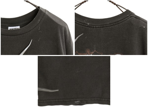 90s ★ セパルトゥラ イラスト プリント Tシャツ メンズ XL 古着 オールド オフィシャル 当時物 メタル ロック バンド ヘビーウェイト 黒 