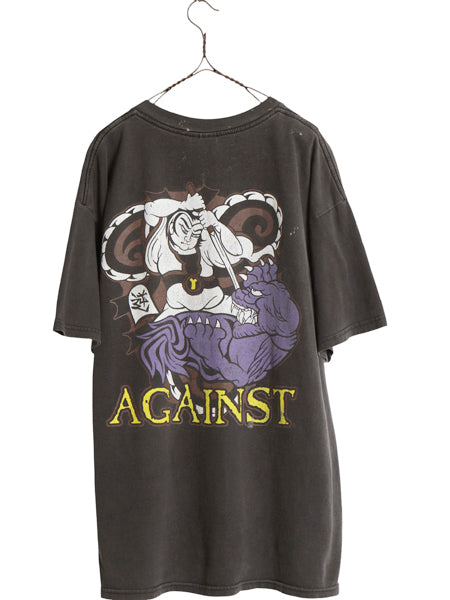 90s ★ セパルトゥラ イラスト プリント Tシャツ メンズ XL 古着 オールド オフィシャル 当時物 メタル ロック バンド ヘビーウェイト 黒 
