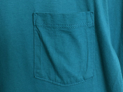90s USA製 エルエルビーン ラッセル 別注 長袖 Tシャツ メンズ レディース S 古着 オールド ロンT ポケT 無地 ポケット付き ロングスリーブ