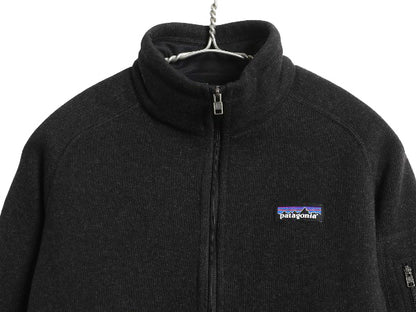 パタゴニア ベターセーター ハーフジップ レディース L 16年製 アウトドア 裏起毛 セーター フリース プルオーバー ジャケット ブルゾン 黒
