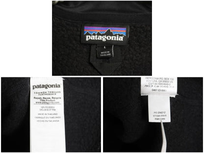 パタゴニア ベターセーター ハーフジップ レディース L 16年製 アウトドア 裏起毛 セーター フリース プルオーバー ジャケット ブルゾン 黒