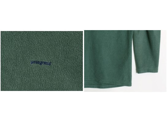 90s パタゴニア キャプリーン ハーフジップ フリース Tシャツ メンズ L / オールド アウトドア ロンT プルオーバー ハイネック カットソー
