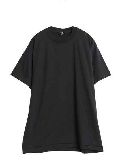 デッドストック 90s USA製 フルーツオブザルーム 無地 半袖 Tシャツ メンズ L 新品 オールド クルーネック シングルステッチ カットソー 黒