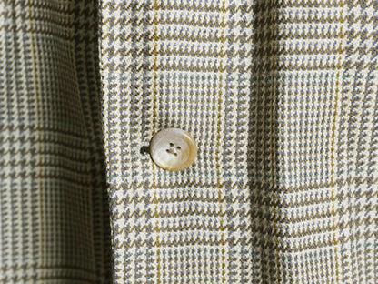 90s USA製 ブルックスブラザーズ テーラード ジャケット メンズ L 程/ オールド ブレザー ウール チェック トラッド シンプル マルチカラー