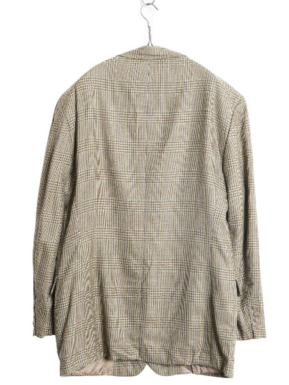 90s USA製 ブルックスブラザーズ テーラード ジャケット メンズ L 程/ オールド ブレザー ウール チェック トラッド シンプル マルチカラー