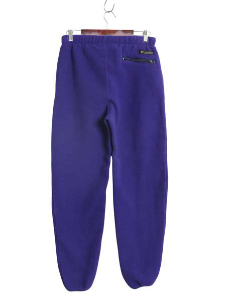 90s USA製 コロンビア フリース パンツ レディース M メンズ S 程/ オールド アウトドア ポケット付き イージーパンツ ヘビーウェイト 厚手