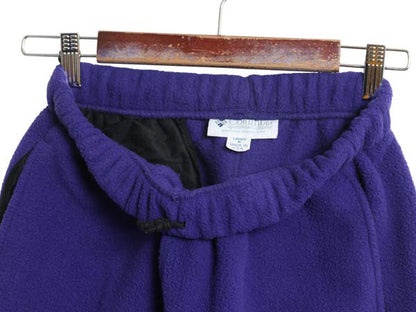 90s USA製 コロンビア フリース パンツ レディース M メンズ S 程/ オールド アウトドア ポケット付き イージーパンツ ヘビーウェイト 厚手