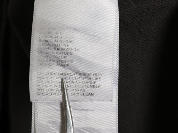 ノースフェイス プリント 長袖 Tシャツ メンズ L / アウトドア コットン ロンT ロングスリーブ カットソー クルーネック チャコールグレー