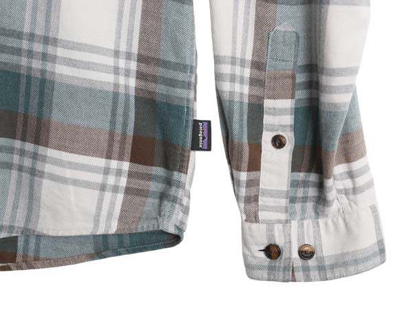 パタゴニア ロングスリーブ フィヨルド フランネル シャツ メンズ L 古着 19年製 アウトドア チェック ネルシャツ 長袖シャツ マルチカラー