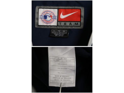 ナイキ ヤンキース ナイロン ジャケット メンズ XL MLB オフィシャル スウッシュ プルオーバー スタジャン ブルゾン 大リーグ 大きいサイズ