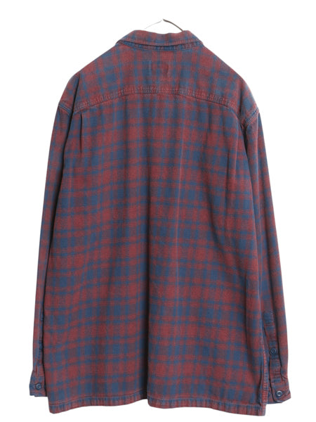 パタゴニア ロングスリーブ フィヨルド フランネル シャツ メンズ XL / 22年製 チェック アウトドア 長袖シャツ ネルシャツ 大きいサイズ